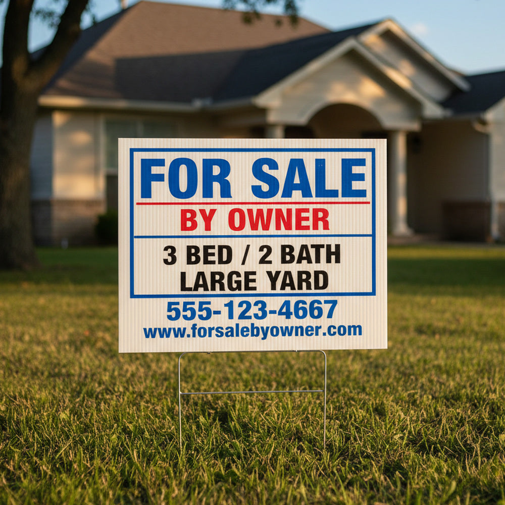 Coroplast Sign