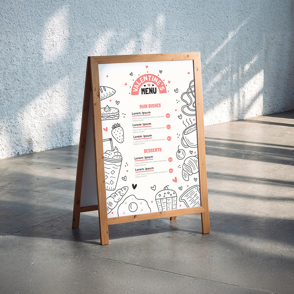 
                  
                    A-Frame Sign
                  
                