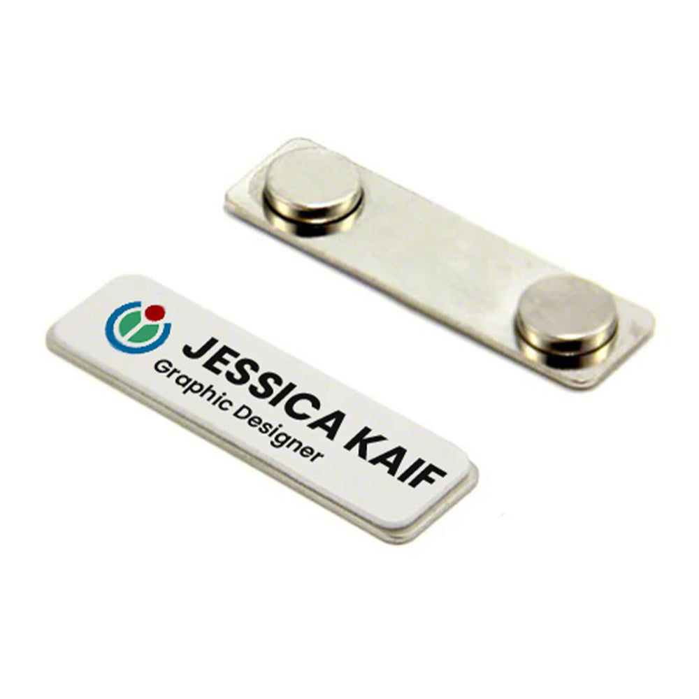 Name Badge with Magnetic Back
