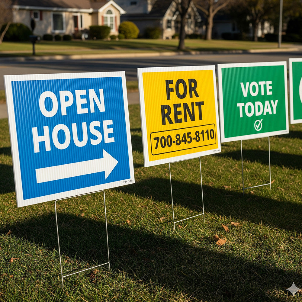 Coroplast Sign