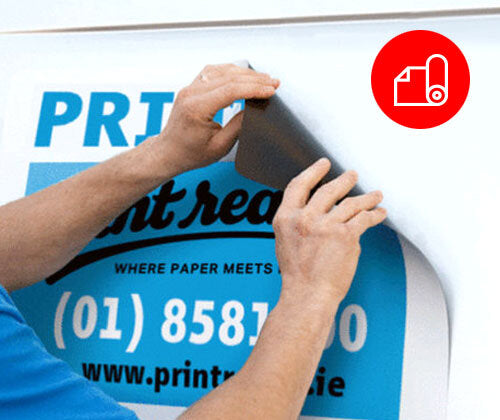 magnetic signage with design
